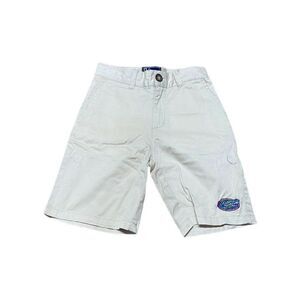 JV Clothiers Khaki Florida Gators Boys Shorts 7 Embroidered Logo UF University